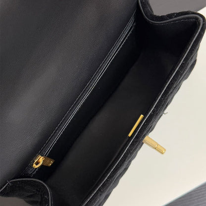 Chanel MINI FLAP BAG WITH TOP HANDLE(HIGH-END GRADE)