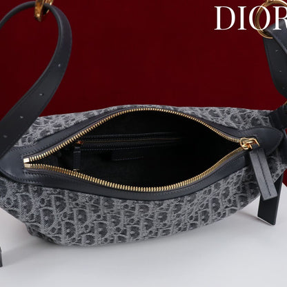 Dior Small D-Journey Bag in Two-Tone Calfskin(HIGH-END GRADE)