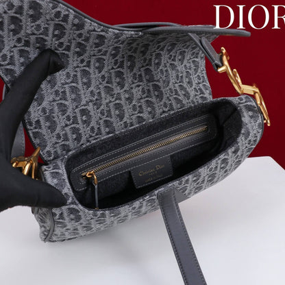 Dior Saddle Bag with Strap(HIGH-END GRADE)