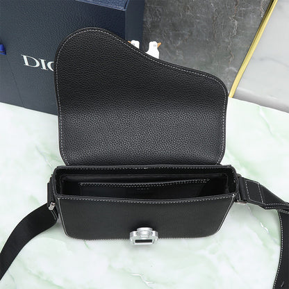 Dior Small Saddle Messenger Bag with Flap