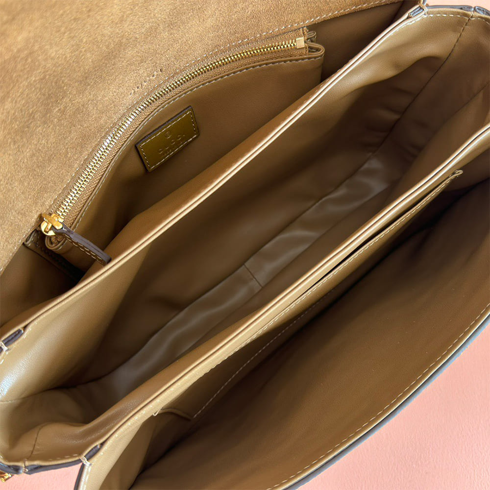 Gucci Horsebit 1955 Aura medium shoulder bag(HIGH-END GRADE)