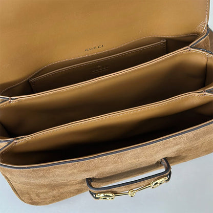 Gucci Horsebit 1955 Aura small shoulder bag(HIGH-END GRADE)