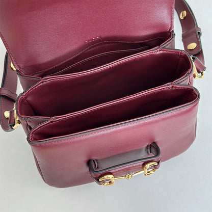 Gucci Horsebit 1955 Aura mini shoulder bag(HIGH-END GRADE)