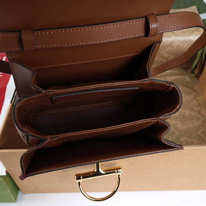 Gucci Siena small top handle bag(HIGH-END GRADE)